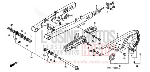 BRAS OSCILLANT FX650Y de 2000